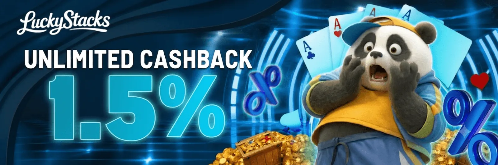 Lucky Stacks unlimited cashback offer